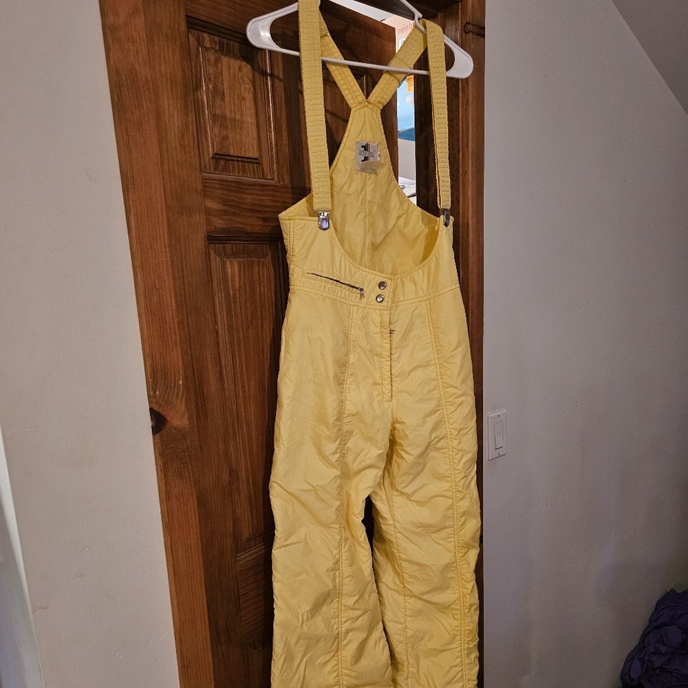 Vintage ski bib overalls